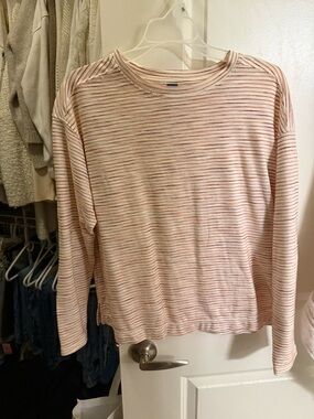 Striped Lightweight Long Sleeve Top
